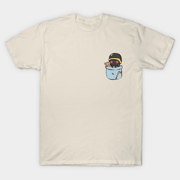 Pocket Warsman T-Shirt by sketchydrawer